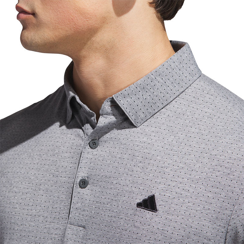 ADIDAS Go-To Rise Print Men's Polo (Carbon)