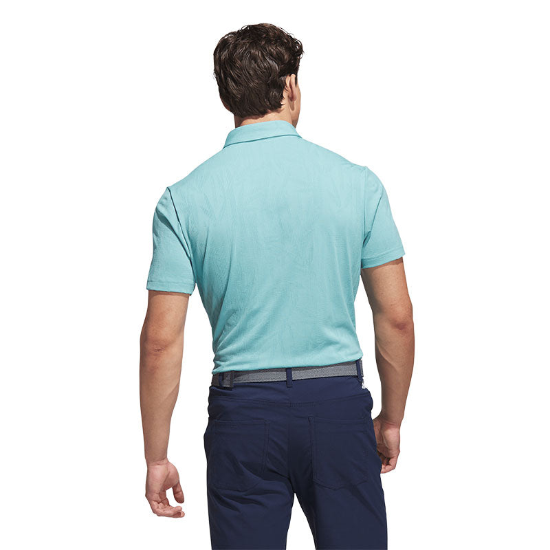 ADIDAS Go-To Textured Men's Polo (Blue)