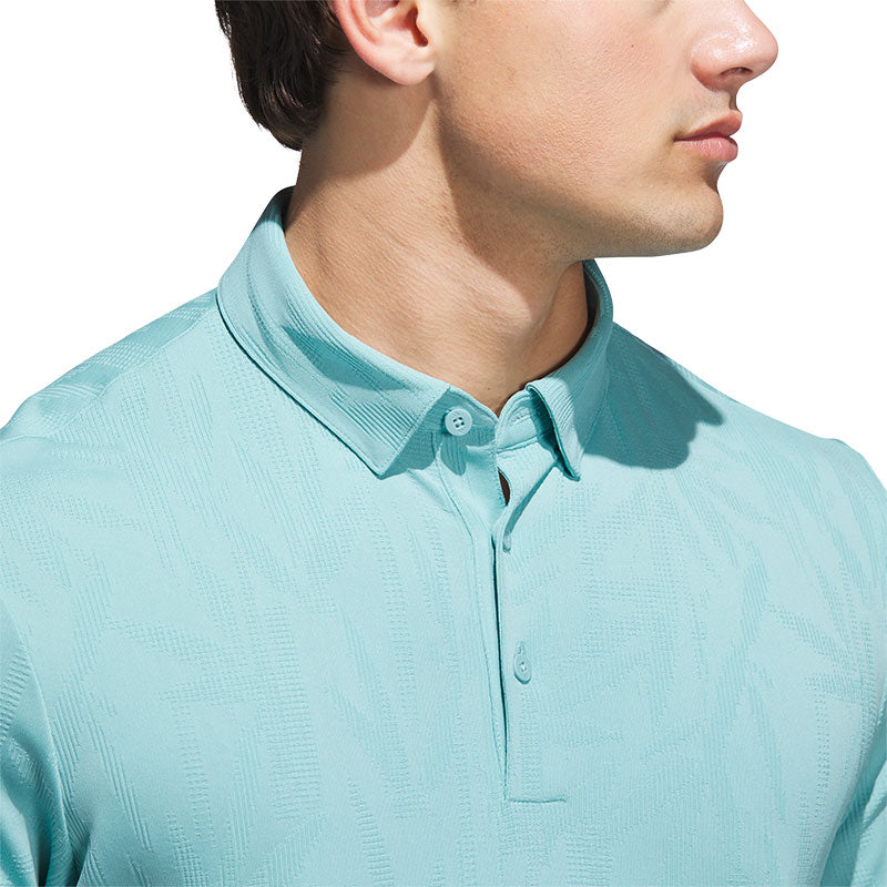 ADIDAS Go-To Textured Men's Polo (Blue)