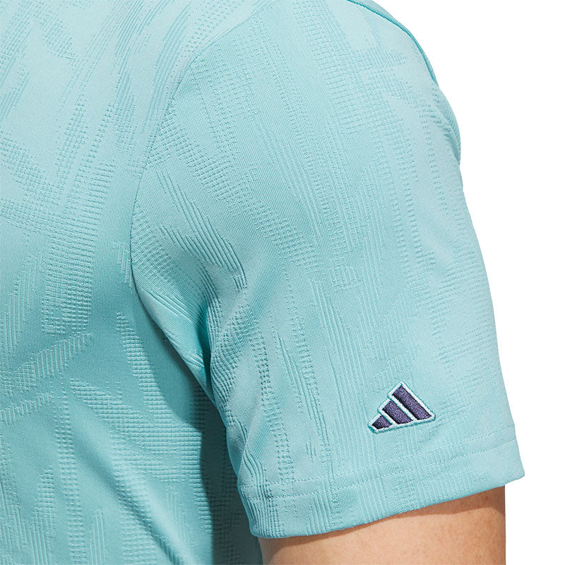 ADIDAS Go-To Textured Men's Polo (Blue)