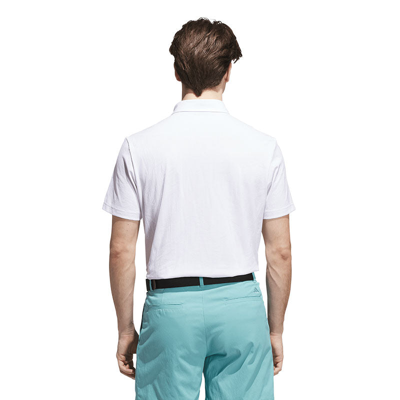 ADIDAS Go-To Textured Men's Polo (White)