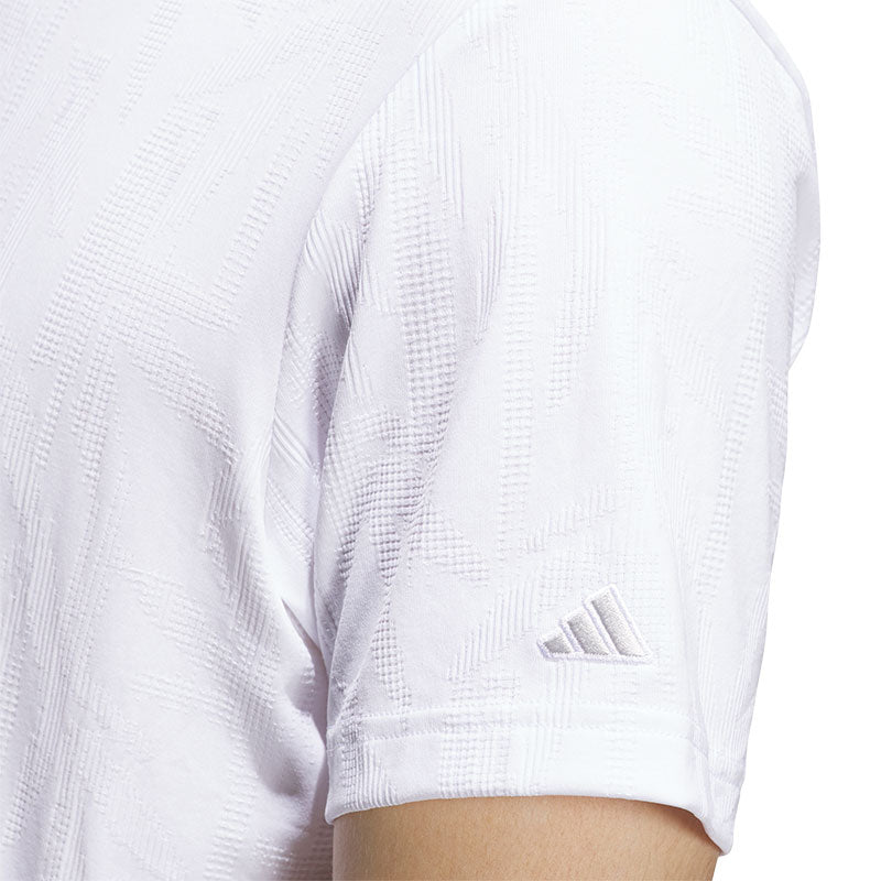 ADIDAS Go-To Textured Men's Polo (White)
