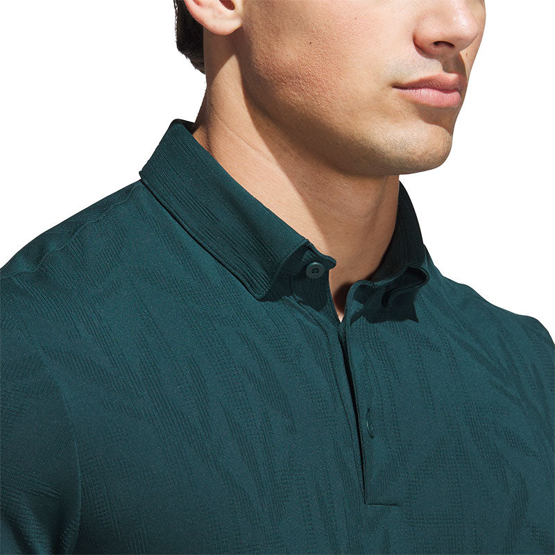 ADIDAS Go-To Textured Men's Polo (Green)