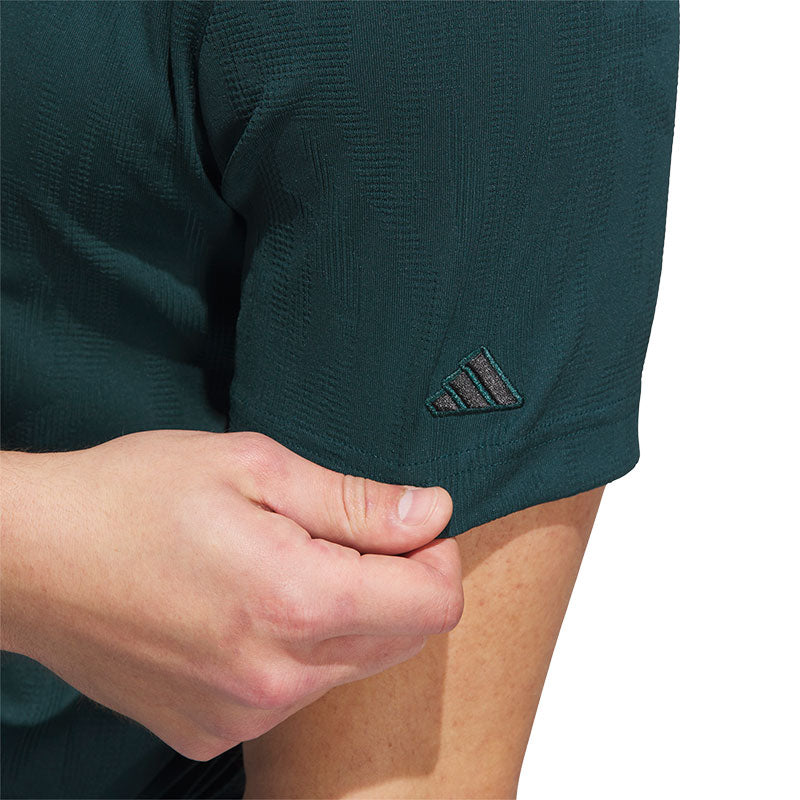 ADIDAS Go-To Textured Men's Polo (Green)
