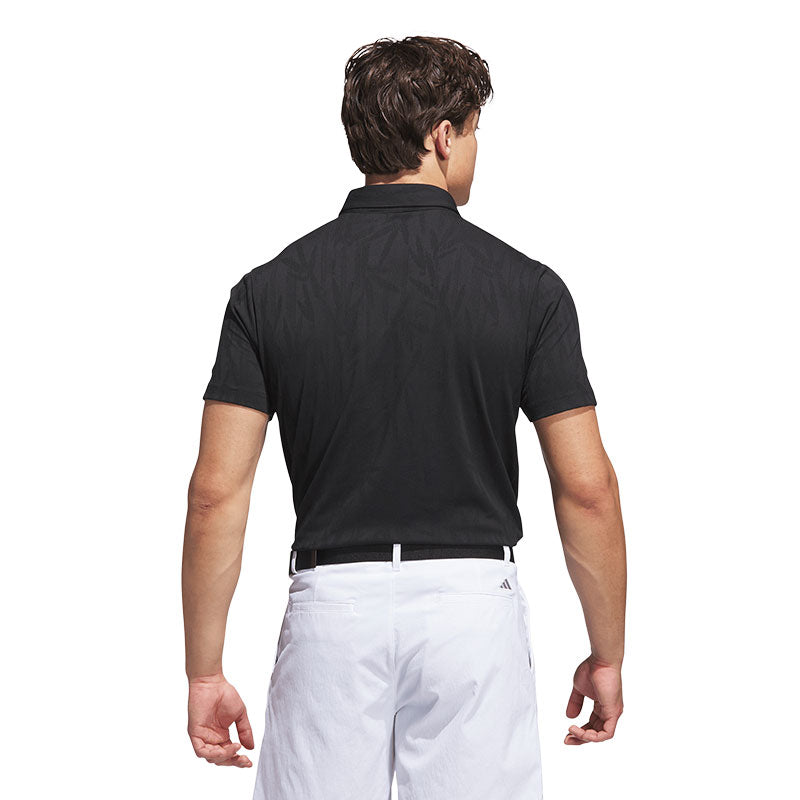 ADIDAS Go-To Textured Men's Polo (Black)