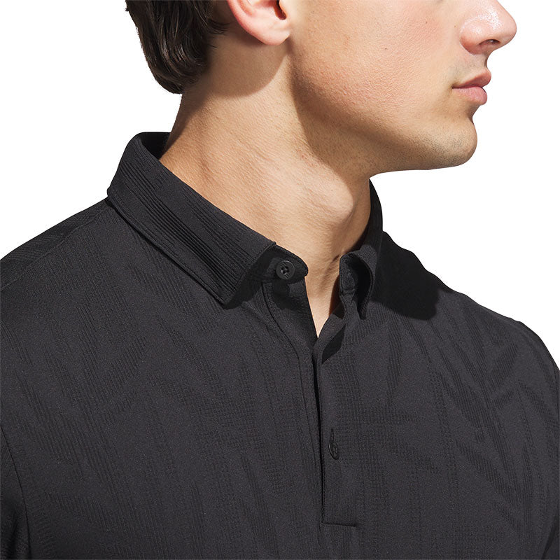 ADIDAS Go-To Textured Men's Polo (Black)