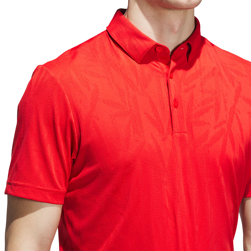 ADIDAS Go-To Textured Men's Polo (Red)