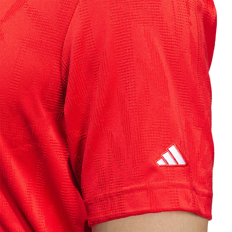 ADIDAS Go-To Textured Men's Polo (Red)