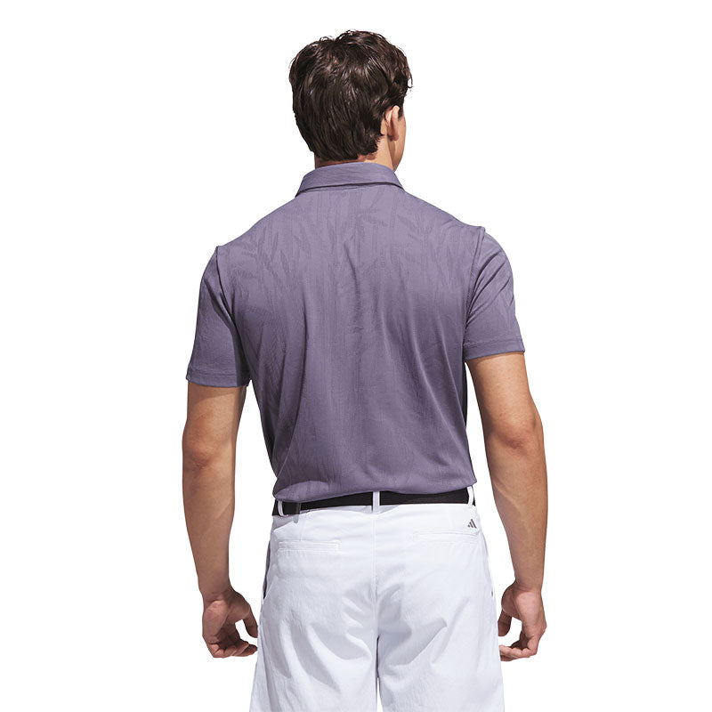 ADIDAS Go-To Textured Men's Polo (Violet)