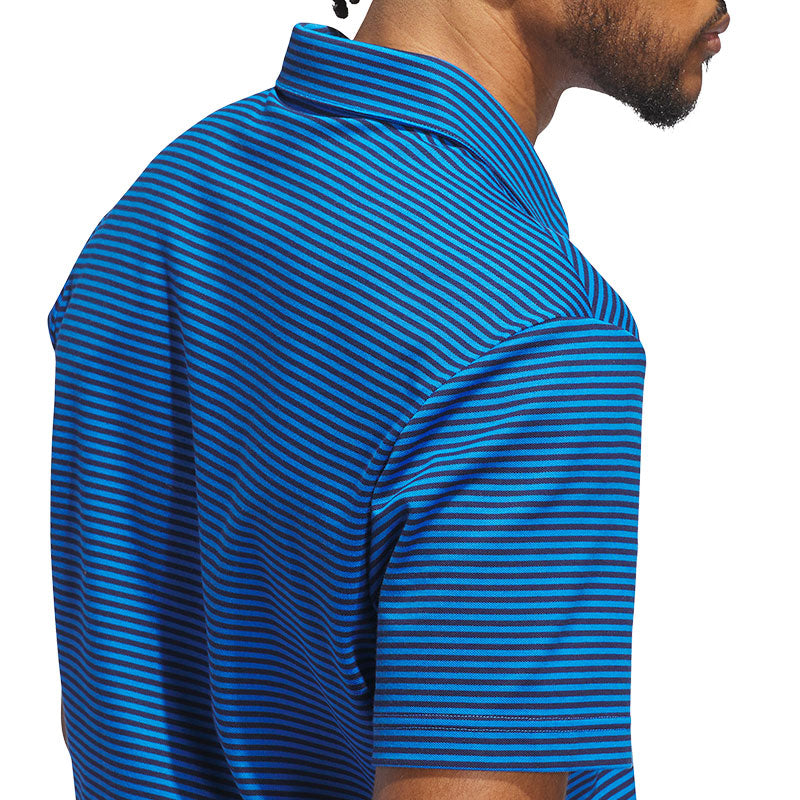 ADIDAS Originals Stripe Men's Pique Polo (Indigo)