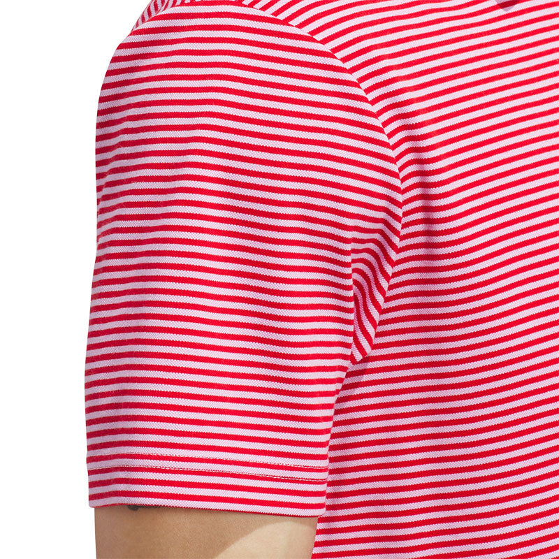 ADIDAS Originals Stripe Men's Pique Polo (Lilac)