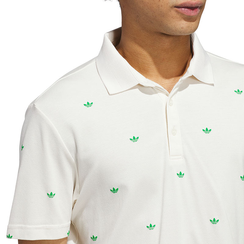 ADIDAS Originals Printed Trefoil Men's Polo (White)
