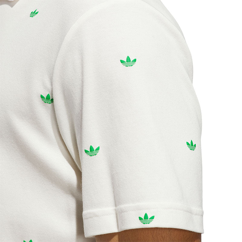 ADIDAS Originals Printed Trefoil Men's Polo (White)