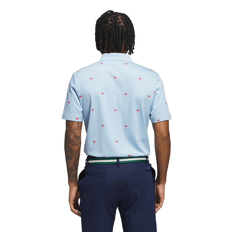 ADIDAS Originals Printed Trefoil Men's Polo (Sky)