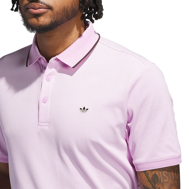 ADIDAS Originals Twistknit Trefoil Men's Polo (Lilac)