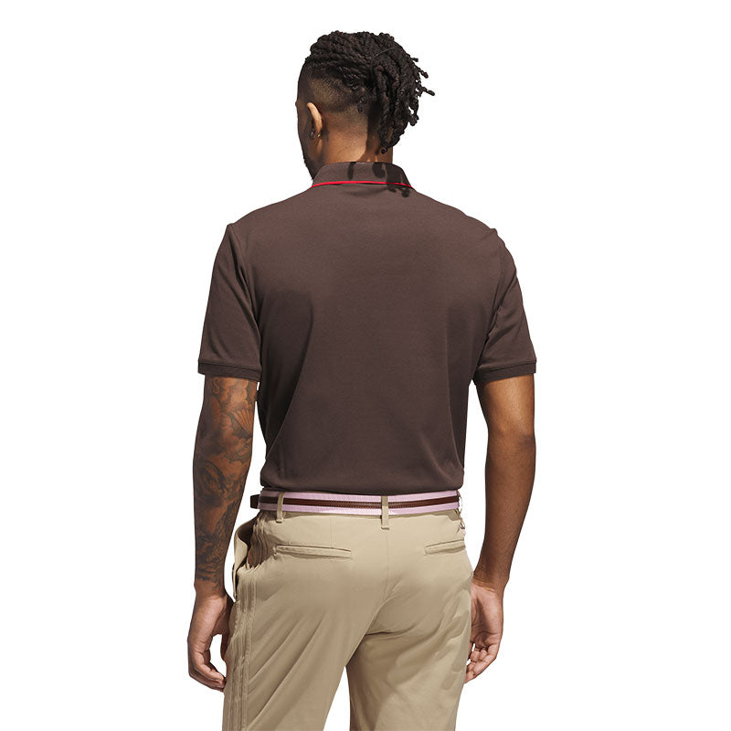 ADIDAS Originals Twistknit Trefoil Men's Polo (Brown)