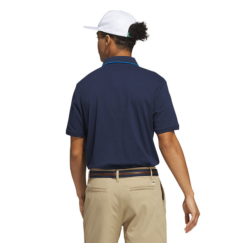 ADIDAS Originals Twistknit Trefoil Men's Polo (Indigo)