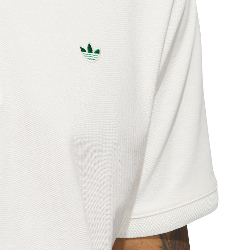 ADIDAS Originals Twistknit Trefoil Men's Polo (White)