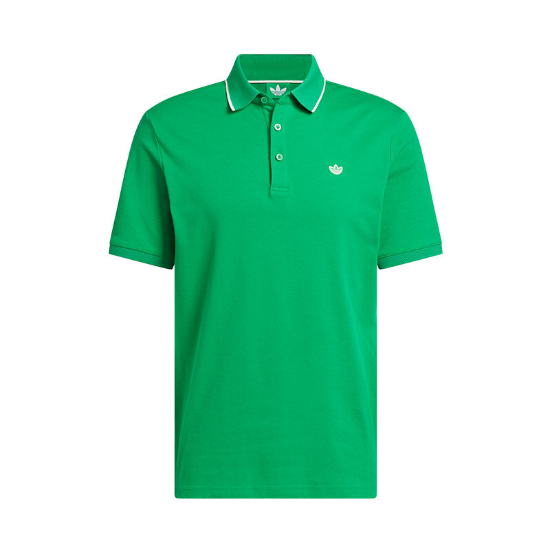 ADIDAS Originals Twistknit Trefoil Men's Polo (Green)