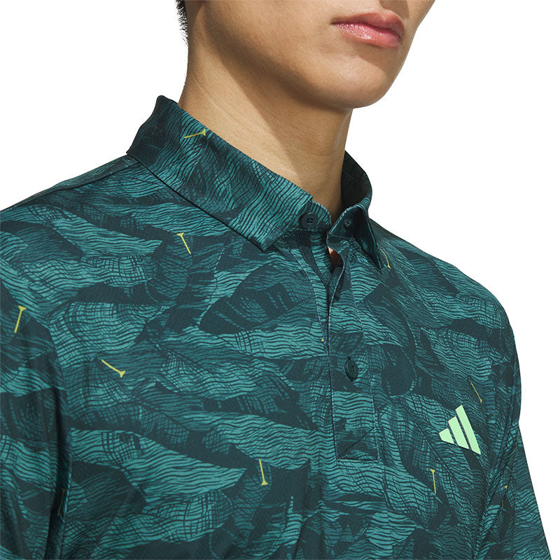 ADIDAS Graphic Aop Men's Polo (Aurora)