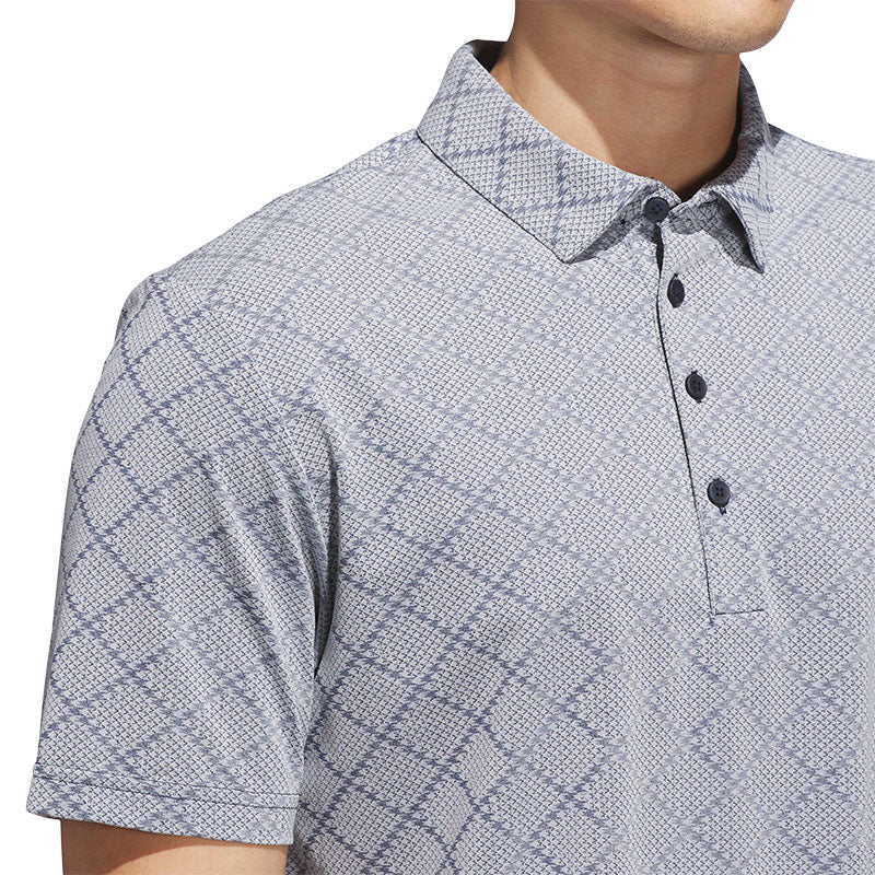 ADIDAS Ultimate365 Hounds Jacquard Men's Polo (Navy)