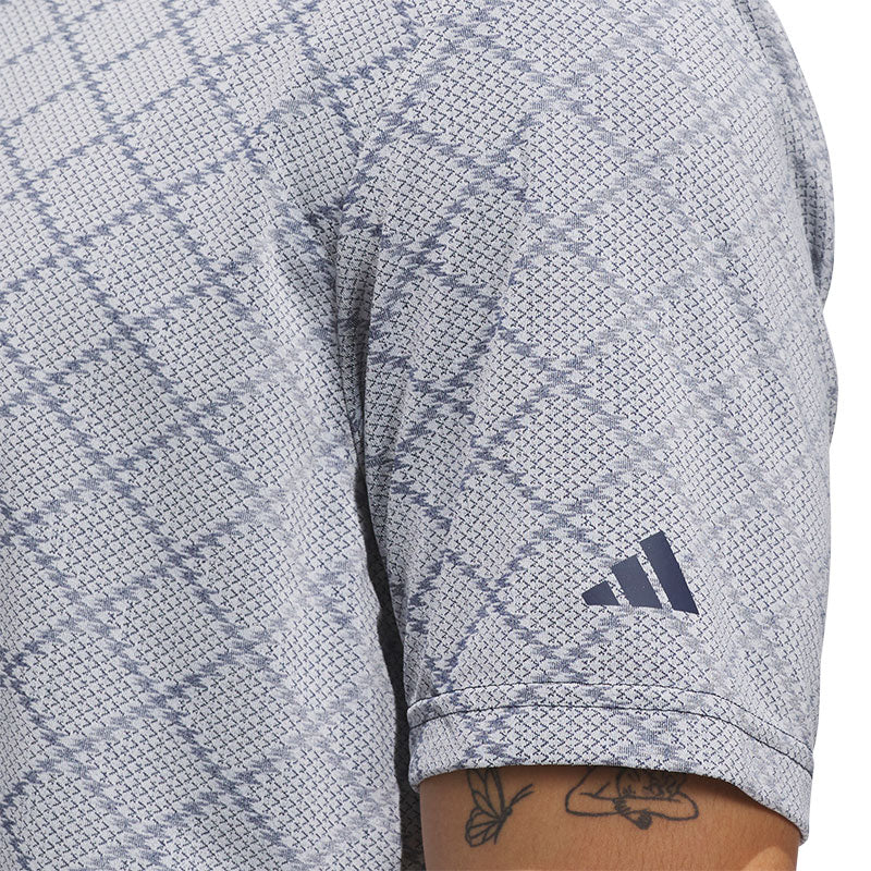 ADIDAS Ultimate365 Hounds Jacquard Men's Polo (Navy)
