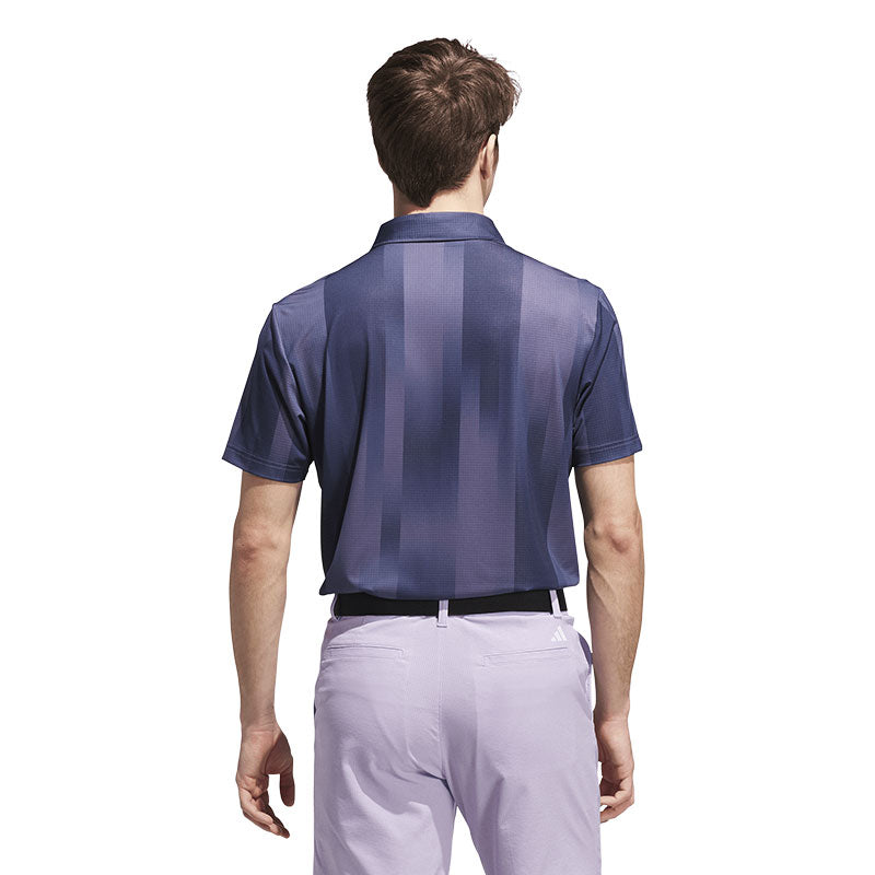 ADIDAS Ultimate365 Mesh Radiant Print Men's Polo (Violet)