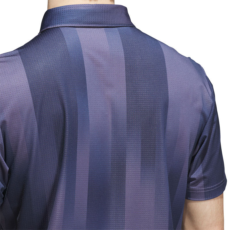 ADIDAS Ultimate365 Mesh Radiant Print Men's Polo (Violet)