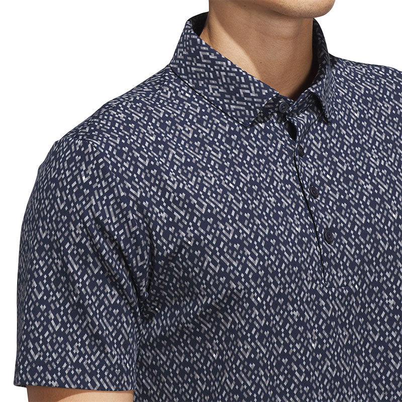 ADIDAS Ultimate365 Micro Argyle Men's Polo (Navy)