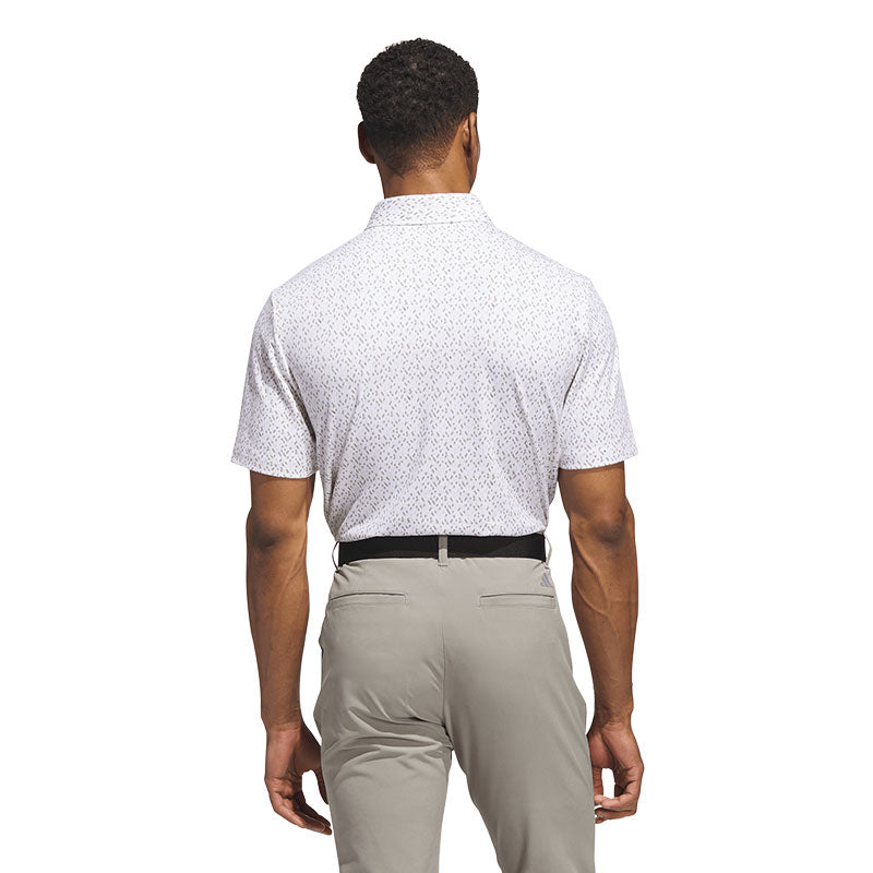 ADIDAS Ultimate365 Micro Argyle Men's Polo (White)