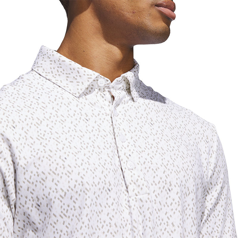 ADIDAS Ultimate365 Micro Argyle Men's Polo (White)