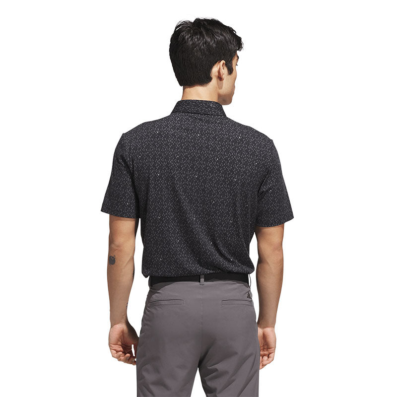 ADIDAS Ultimate365 Micro Argyle Men's Polo (Black)