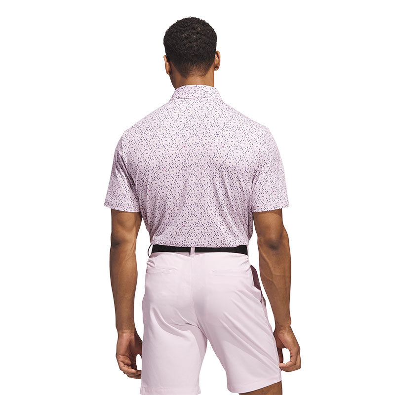ADIDAS Ultimate365 Micro Argyle Men's Polo (Pink)