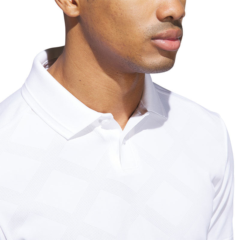 ADIDAS Ultimate365 Tour Nylon Men's Polo (White)