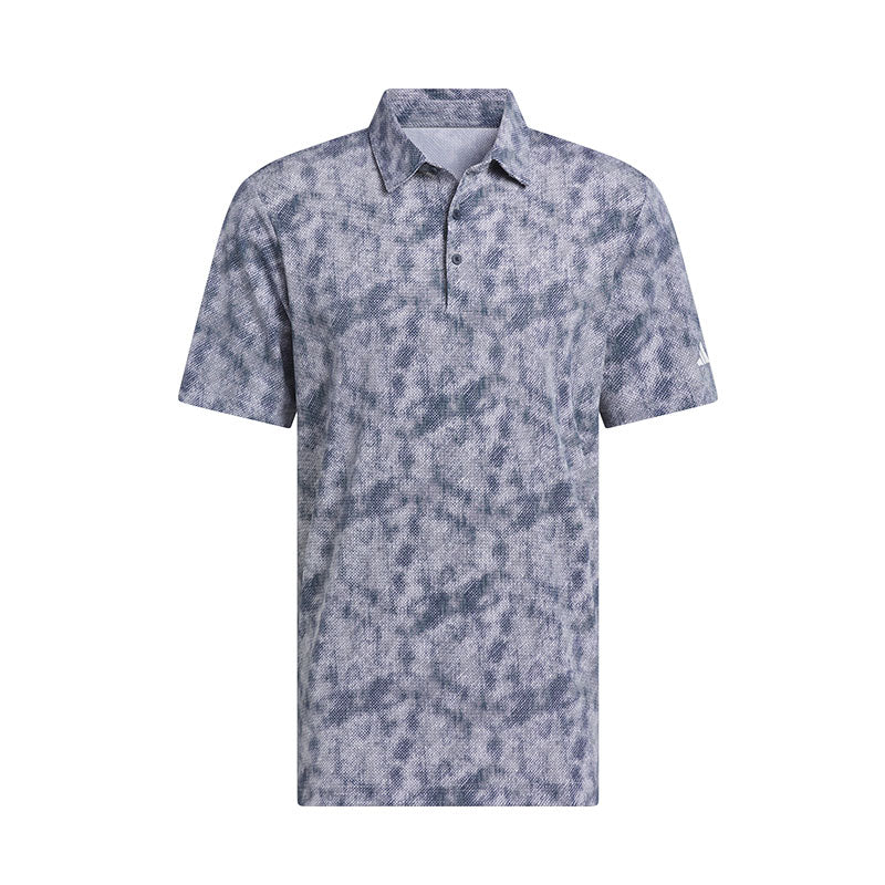 ADIDAS Ultimate365 Textured Print Men's Polo (Navy)