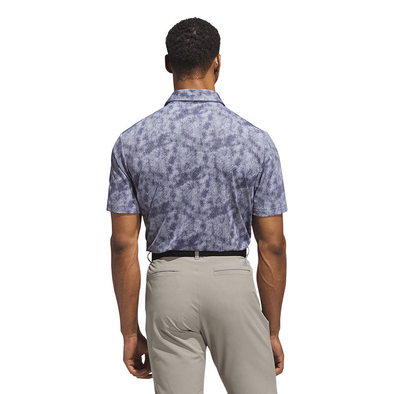ADIDAS Ultimate365 Textured Print Men's Polo (Navy)