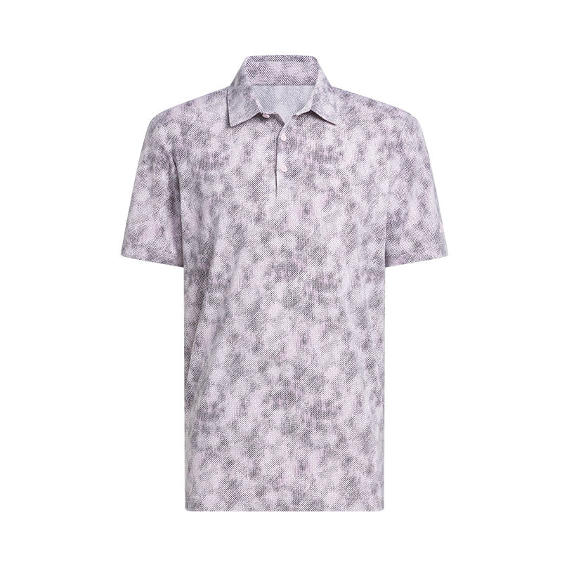ADIDAS Ultimate365 Textured Print Men's Polo (Pink)