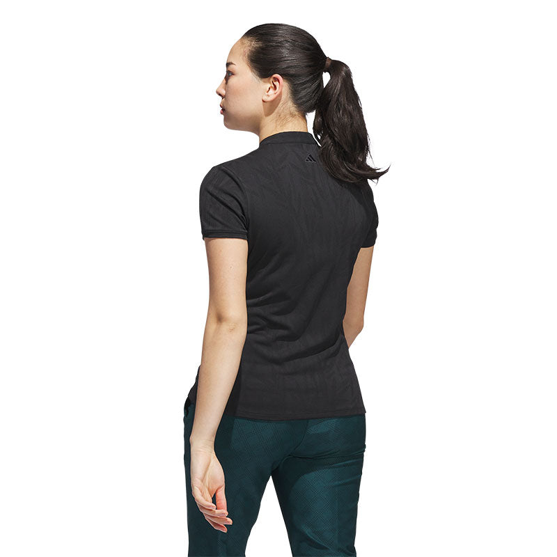 ADIDAS Go-To Women's Jacquard Polo (Black)