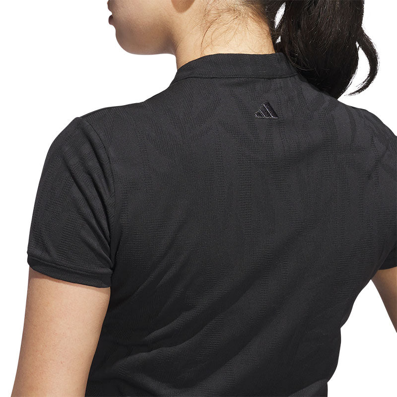 ADIDAS Go-To Women's Jacquard Polo (Black)