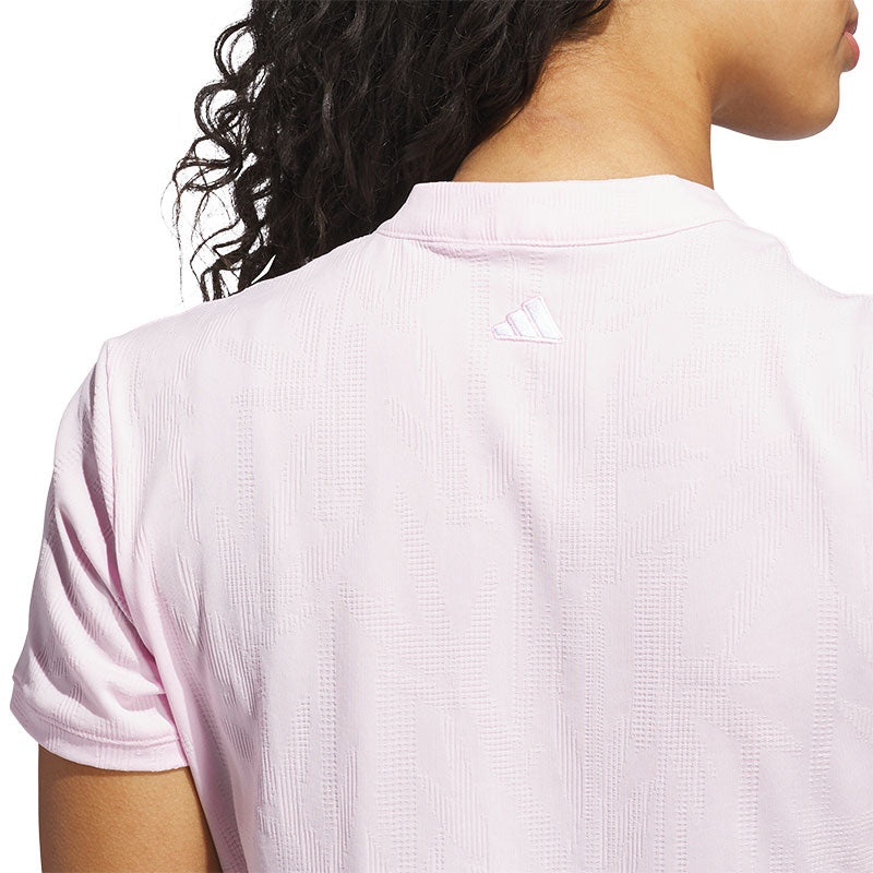 ADIDAS Go-To Jacquard Women's Polo (Pink)