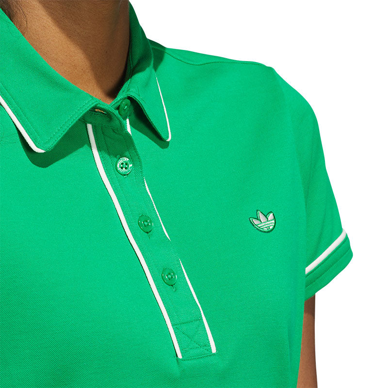 ADIDAS Originals Twistknit Trefoil Women's Polo (Green)