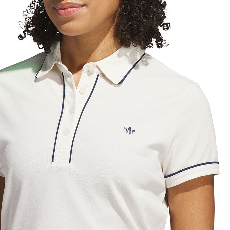 ADIDAS Originals Twistknit Trefoil Women's Polo (White)