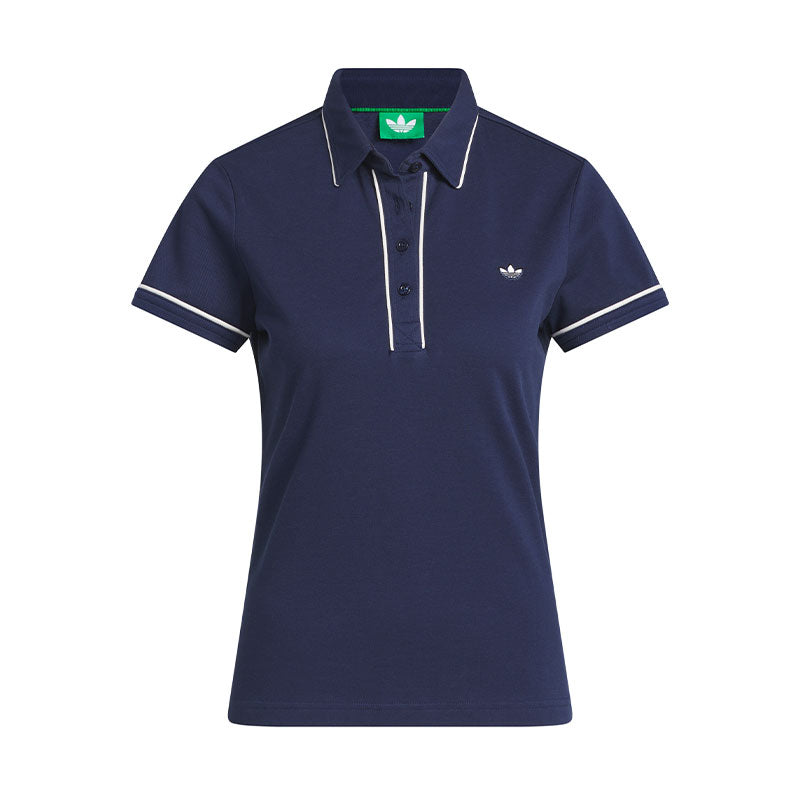 ADIDAS Originals Twistknit Trefoil Women's Polo (Indigo)