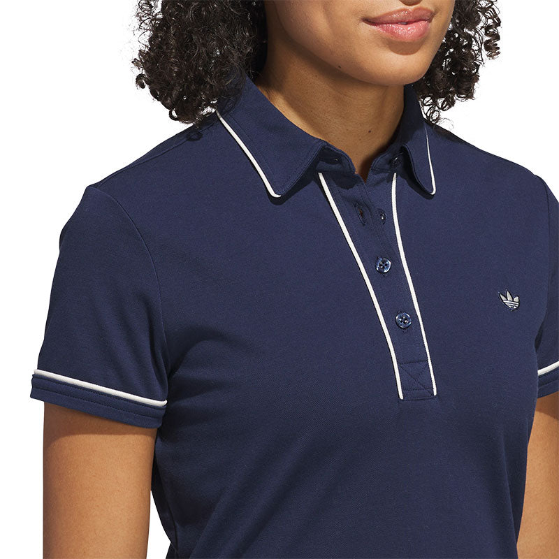 ADIDAS Originals Twistknit Trefoil Women's Polo (Indigo)