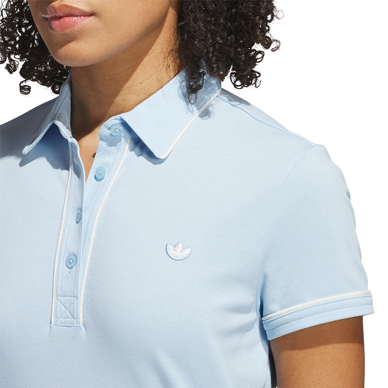 ADIDAS Originals Twistknit Trefoil Women's Polo (Sky)