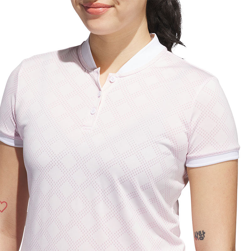 ADIDAS Ultimate365 Jacquard Women's Polo (Pink)