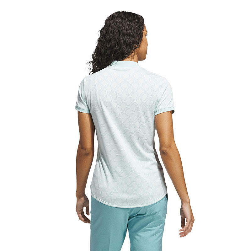 ADIDAS Ultimate365 Jacquard Women's Polo (Aqua)
