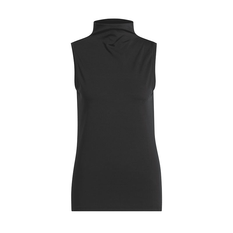 ADIDAS Ultimate365 Women's Sleeveless Mock Neck Top (Black)