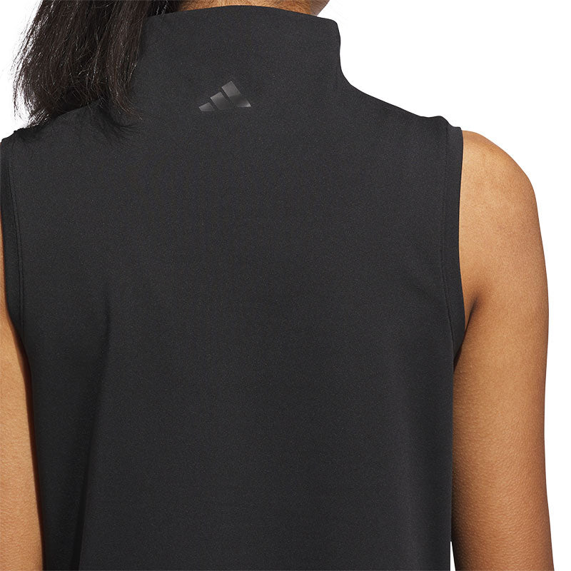 ADIDAS Ultimate365 Women's Sleeveless Mock Neck Top (Black)