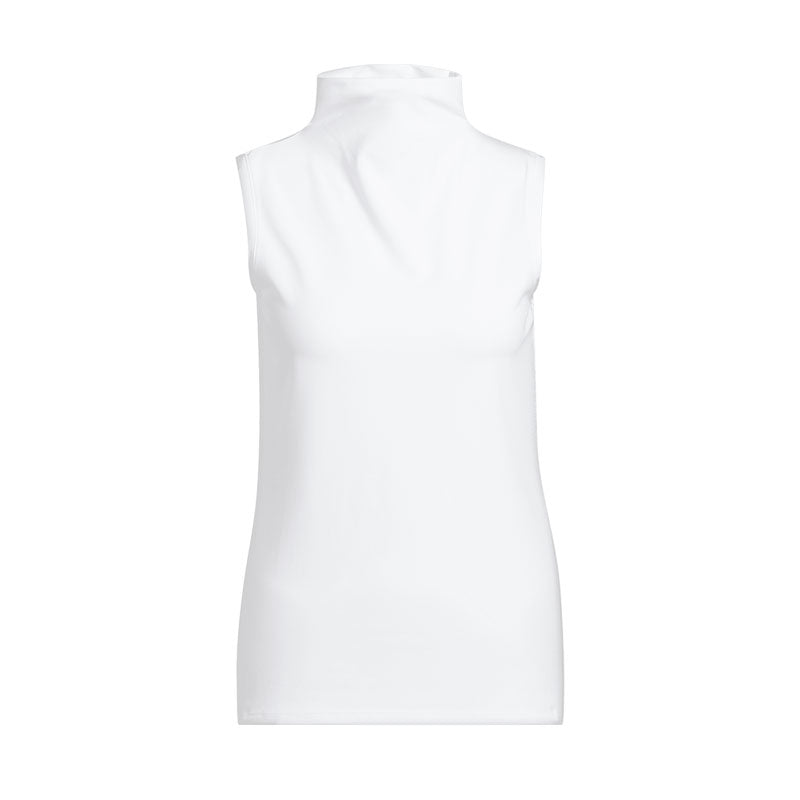 ADIDAS Ultimate365 Women's Sleeveless Mock Neck Top (White)